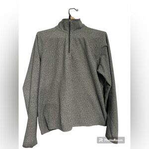 Lands’ End Quarter Zip in Gray Men’s Size 38-40
